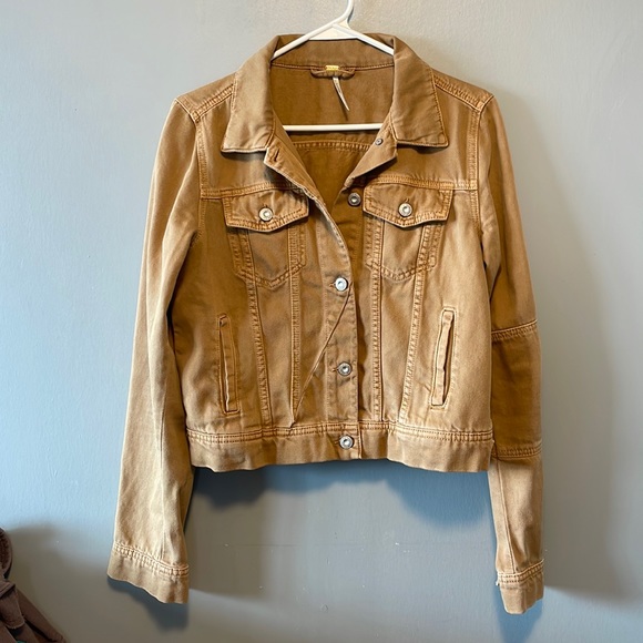 Free People Jackets & Blazers - Free people Jean jacket size small